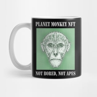 On Planet Monkey nft Collection Not Bored Apes Mug